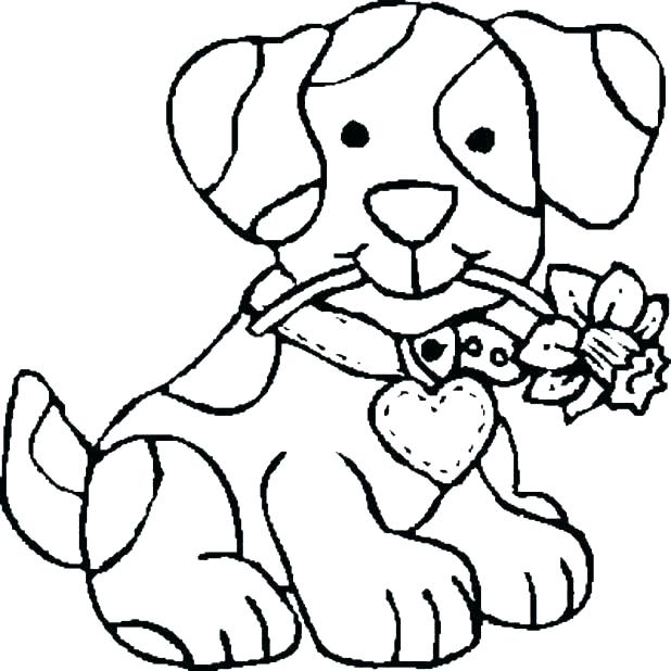 618x618 Dog Breed Coloring Pages Printable