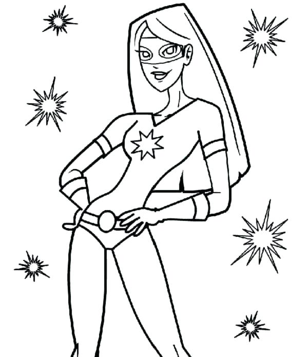 600x695 Stunning 100 Dollar Bill Coloring Page Girl Superhero Coloring