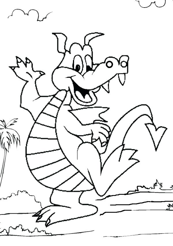 Dragon Coloring Pages For Kids Shippa.co 600x850 Dragon Coloring Pages For Kids Shippa.co