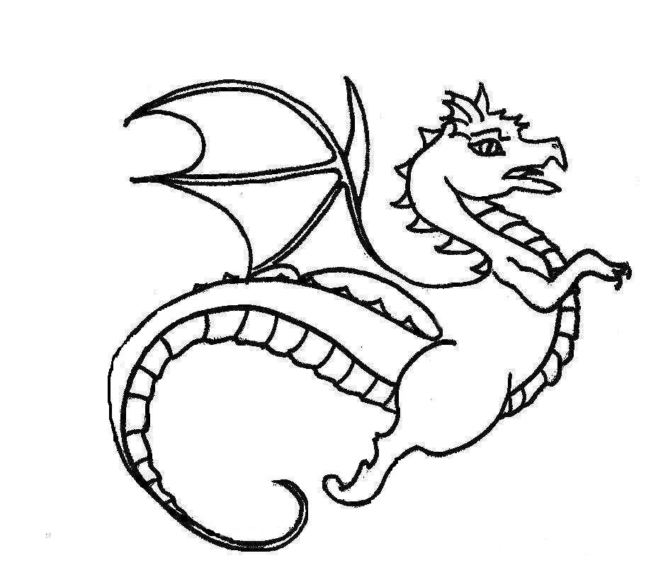 Dragon Coloring Pages 912x812 Dragon Coloring Pages