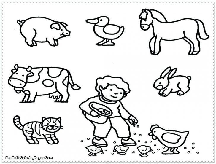 Coloring Pages Of Farm Animals For Preschoolers at GetColorings.com ...