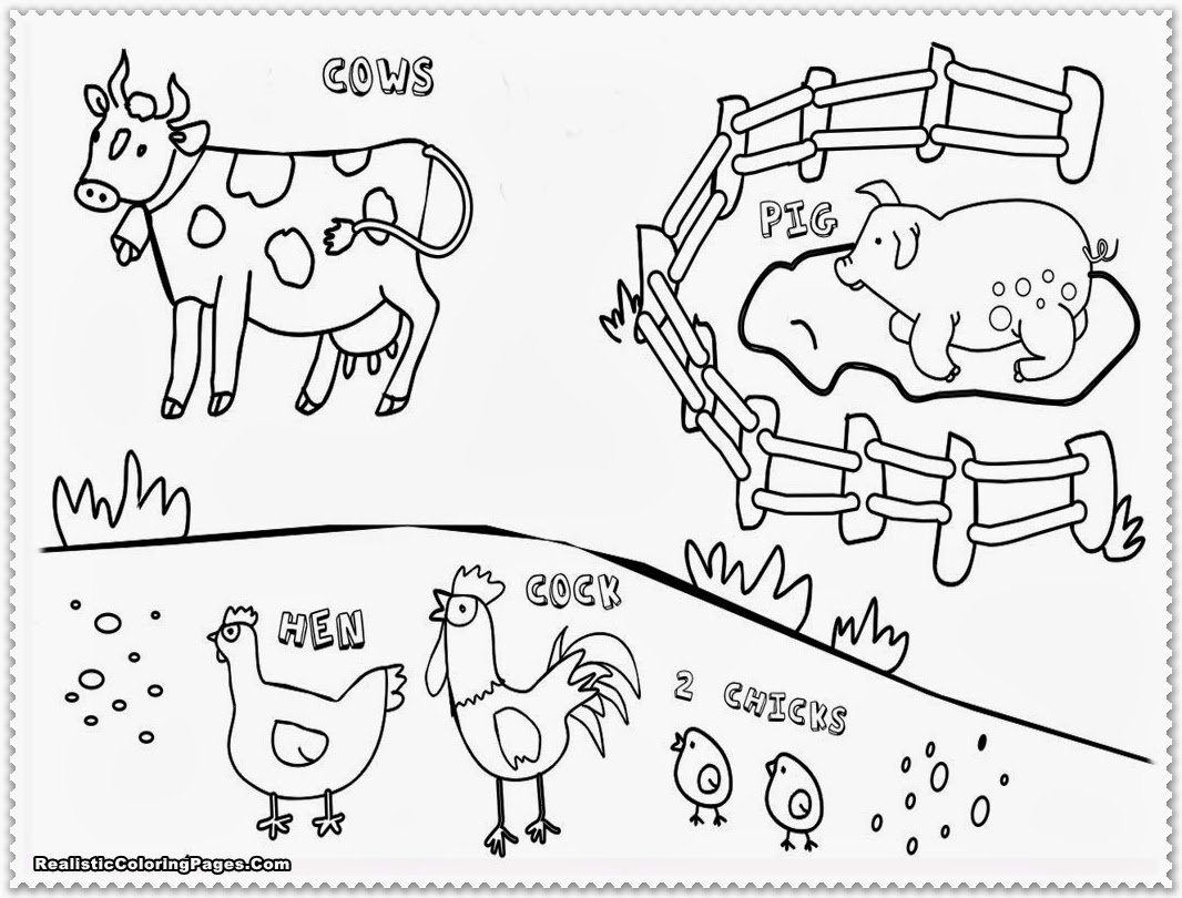 Cow Rooster Coloring Page Coloring Page Animal Coloring Pages Farm 1066x810 Cow Rooster Coloring Page Coloring Page Animal Coloring Pages Farm