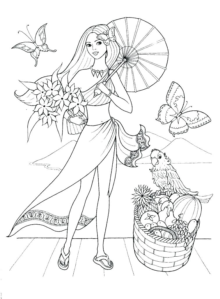 Coloring Pages Of Fashion Dresses at GetColorings.com | Free printable ...
