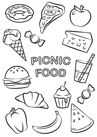 Junk Food Coloring Pages Unhealthy 8 Free Printable 674 339x480 Junk Food Coloring Pages Unhealthy 8 Free Printable 674