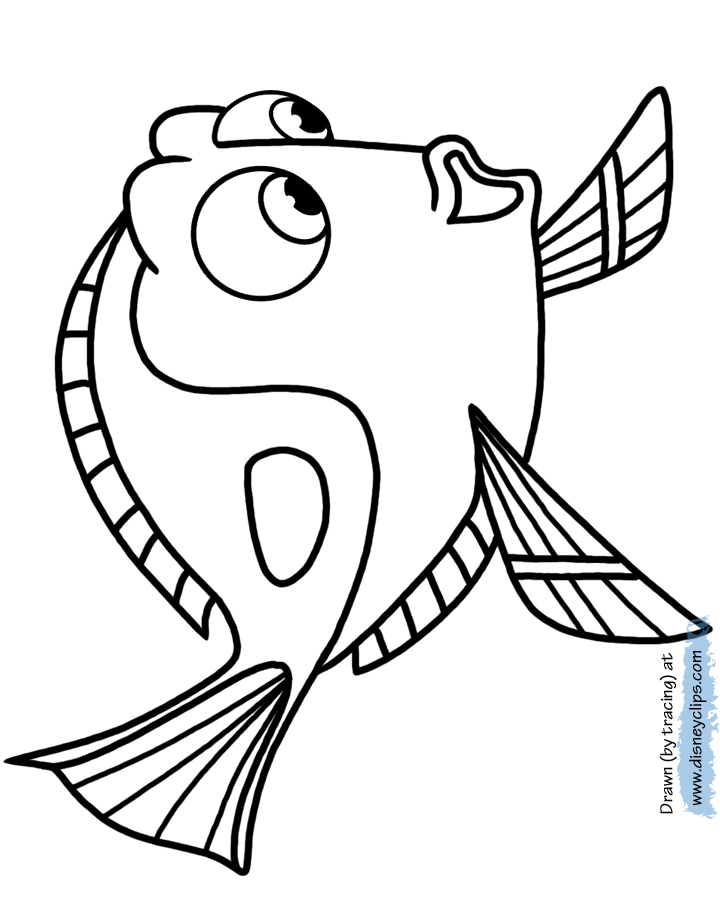 Dory Coloring Pages New Finding Dory Coloring Pages Logo 720x920 Dory Coloring Pages New Finding Dory Coloring Pages Logo