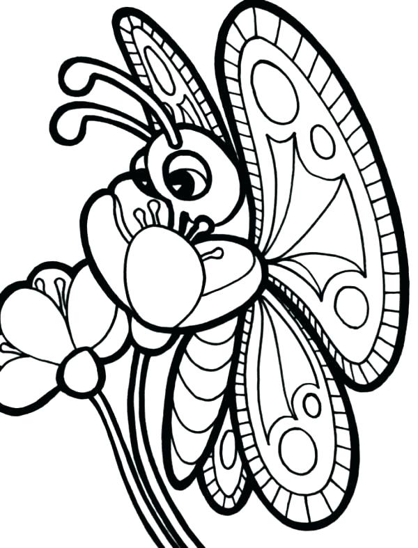 Coloring Page Of Butterfly Free Coloring Pages Flowers 600x787 Coloring Page Of Butterfly Free Coloring Pages Flowers
