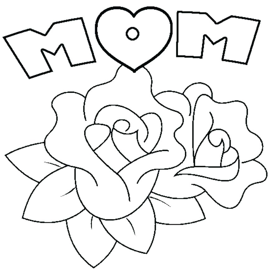 863x863 Coloring Page Of Flowers Flowers Coloring Pages Printable Easy