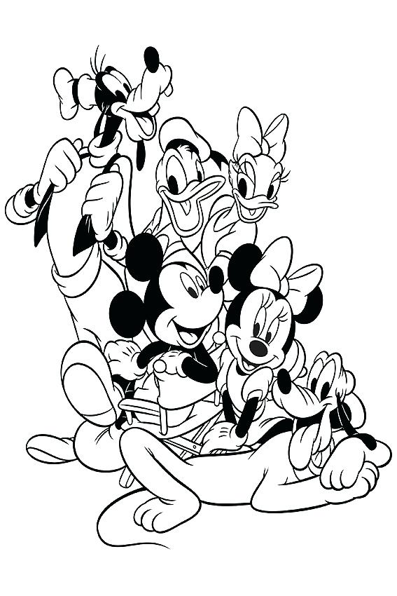 Mickey Coloring Page Friends Together Mickey Free Printable Mickey 567x850 Mickey Coloring Page Friends Together Mickey Free Printable Mickey