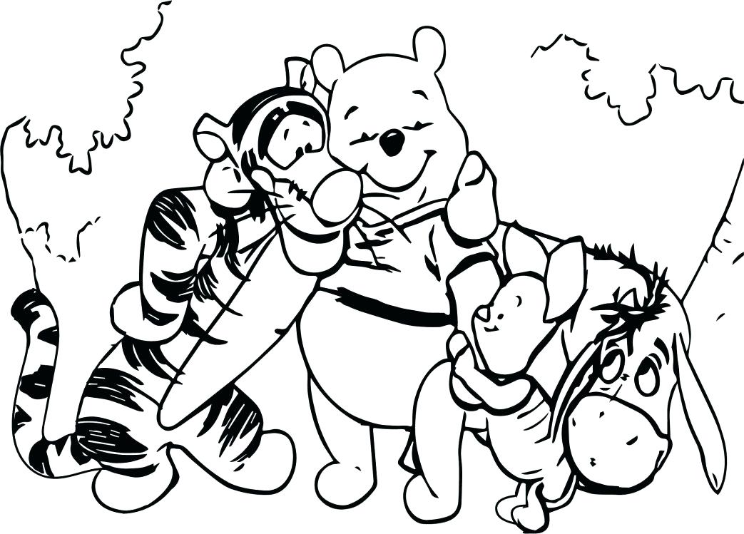 Winnie The Pooh Halloween Coloring Pages Pooh Bear Coloring Page 1043x749 Winnie The Pooh Halloween Coloring Pages Pooh Bear Coloring Page