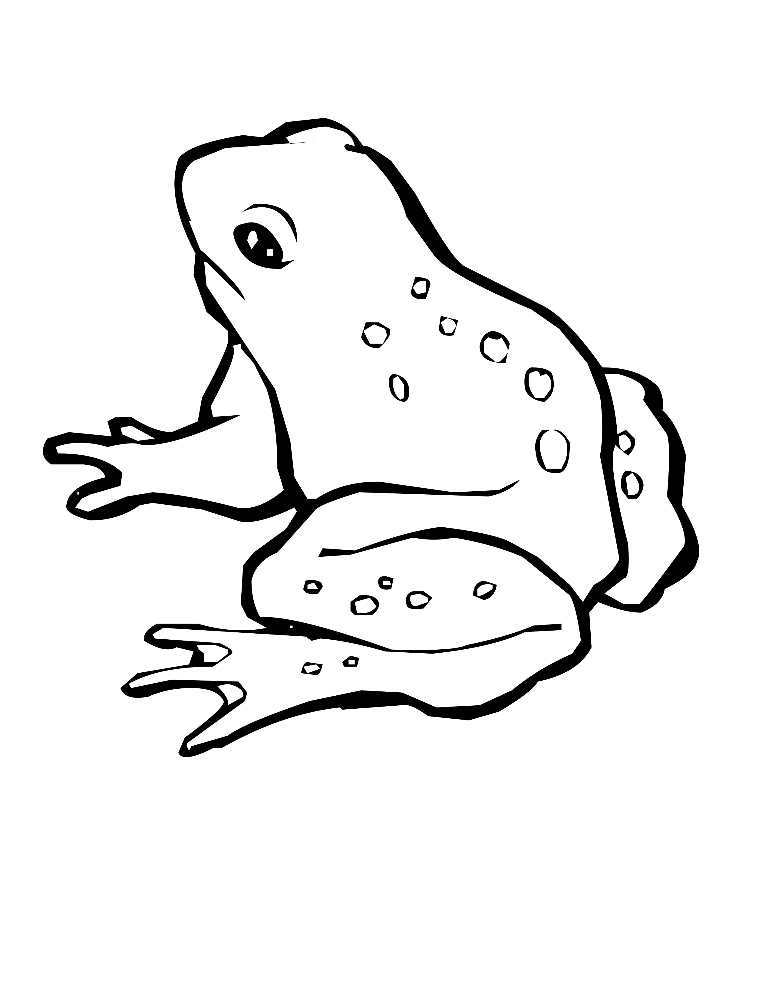 2550x3300 Frog Jumper Coloring Page Free Frog Coloring Pages Travel Maps