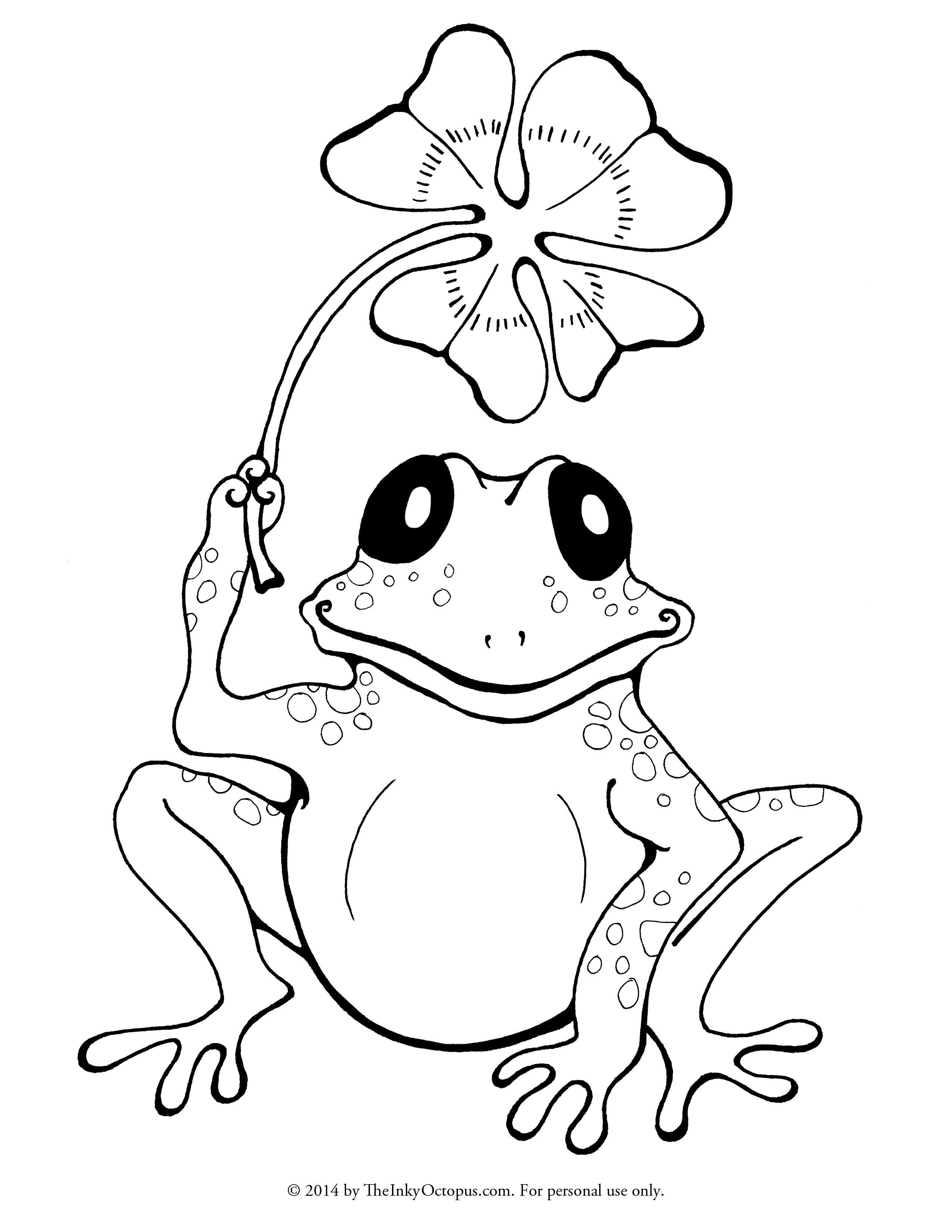 2550x3300 Spring Coloring Pages Frog For Kids Freecolorngpages Co Simple
