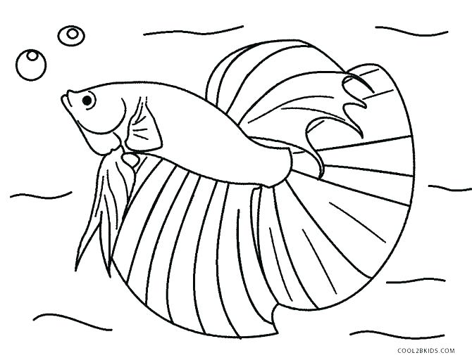 670x512 Printable Coloring Pages Fish Coloring Fish Pages Fish Template