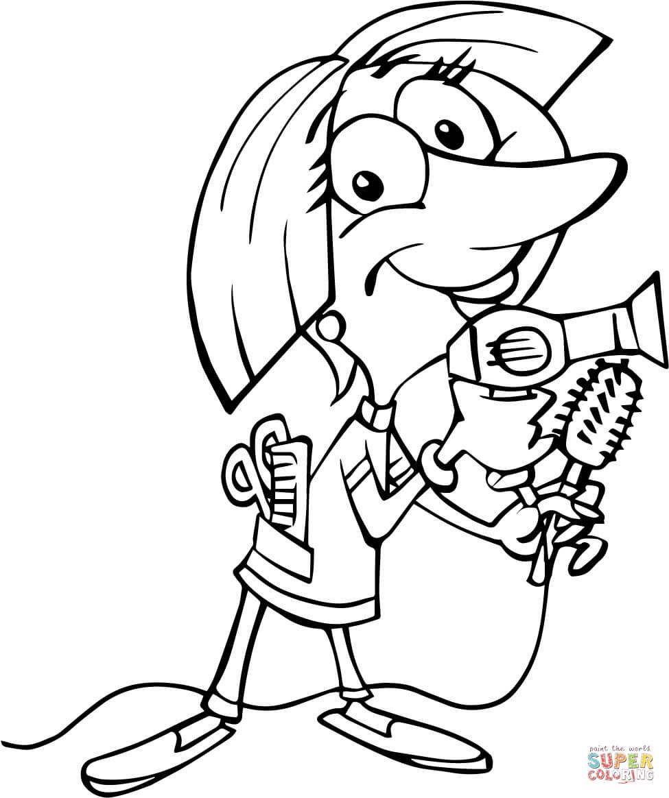 975x1164 Hair Salon Coloring Pages Good Hair Salon Coloring Pages