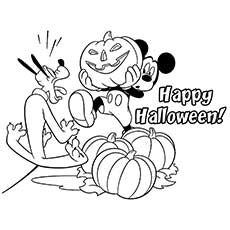 Coloring Pages Of Happy Halloween