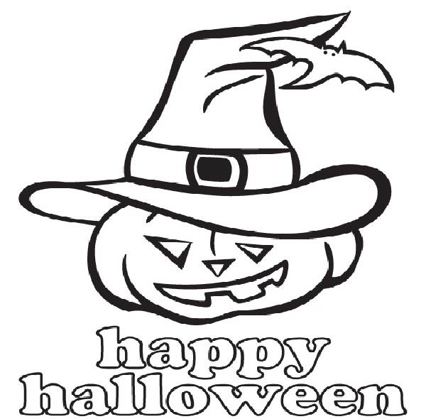 Happy Halloween Coloring Pages Clipart Panda 600x590 Happy Halloween Coloring Pages Clipart Panda