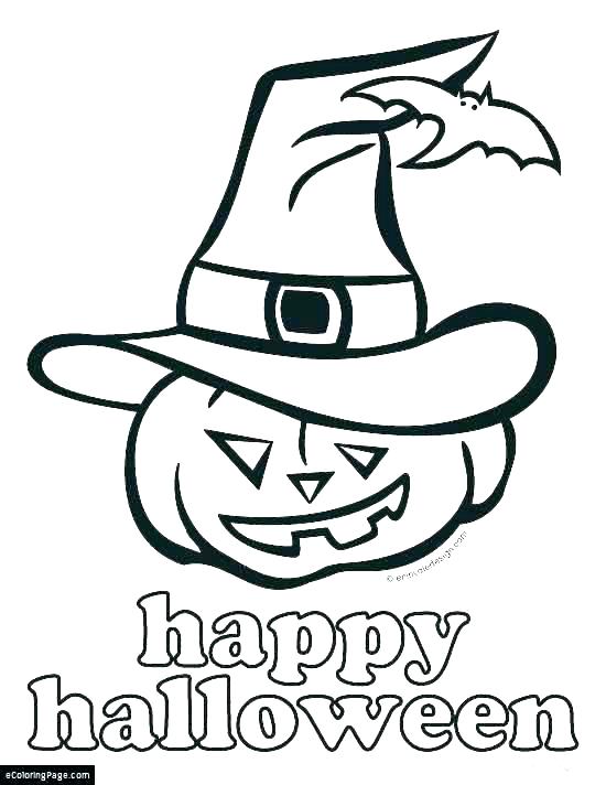 Happy Halloween Pumpkin Coloring Pages Professional 550x712 Happy Halloween Pumpkin Coloring Pages Professional