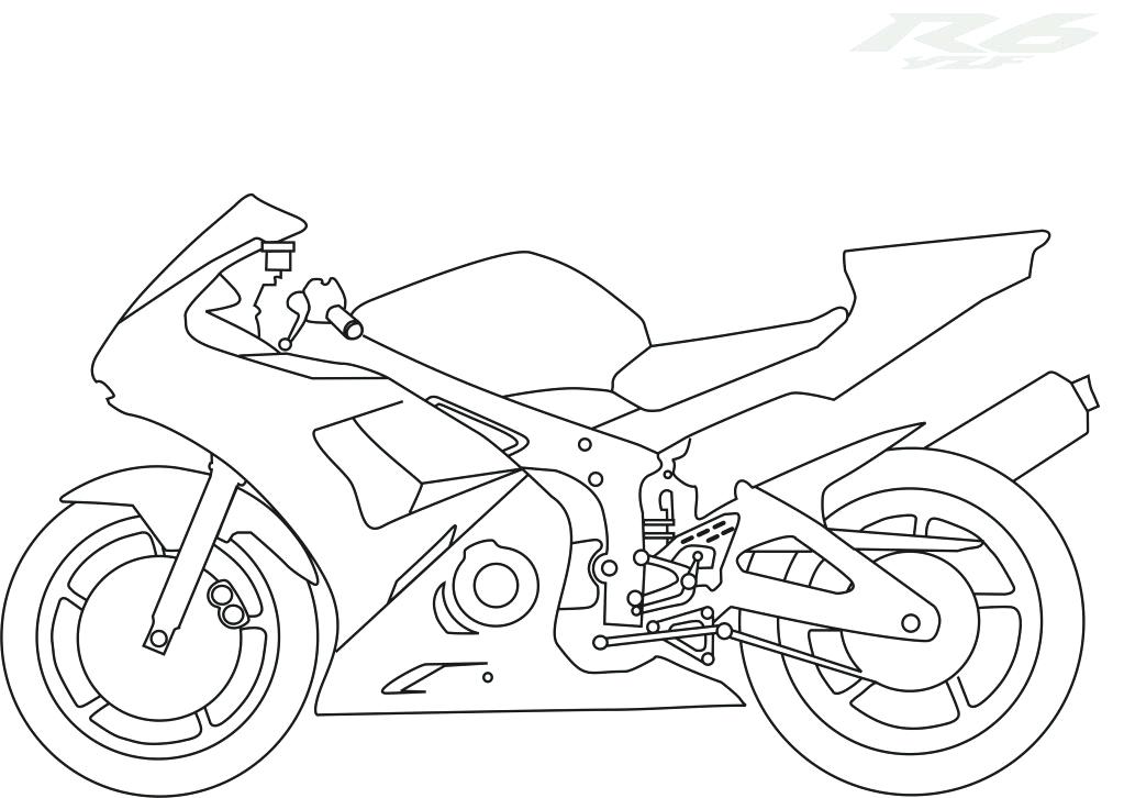 1023x726 Motorcycle Pictures To Color Motorcycles Coloring Pages Free