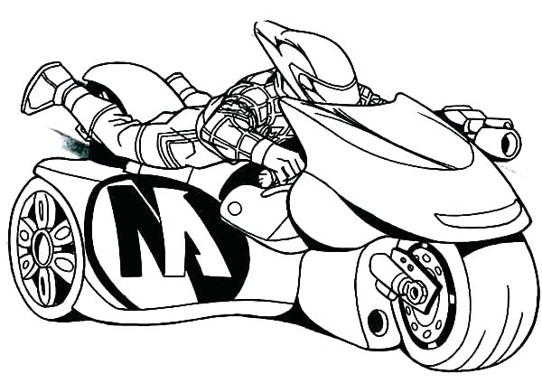 600x424 Motorcycle Coloring Pages To Print