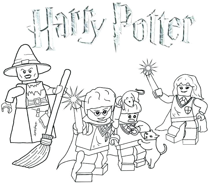 722x650 Harry Potter Coloring Pages To Print Harry Potter Coloring Harry