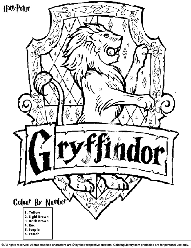 612x792 Harry Potter Printable Coloring Pages Printable