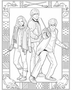 236x297 Harry Potter Coloring Picture Coloring Harry