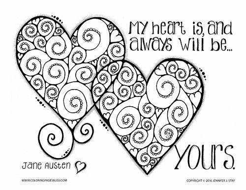 Coloring Pages Of Hearts And Love