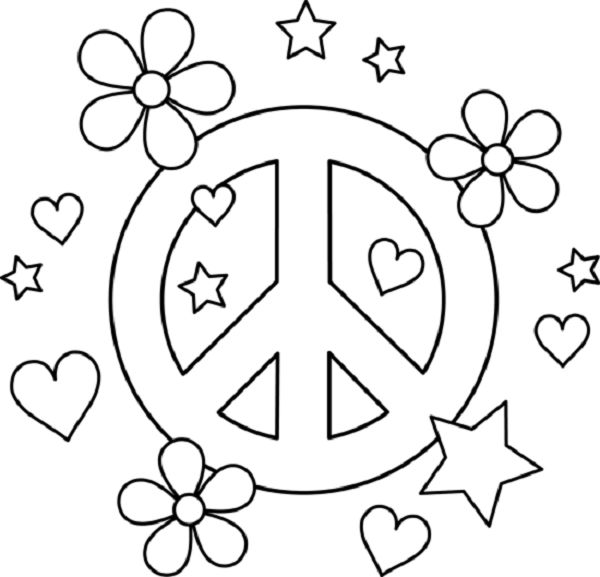 600x577 193 Best A Craft Peace Sign Color 4 Tam Images