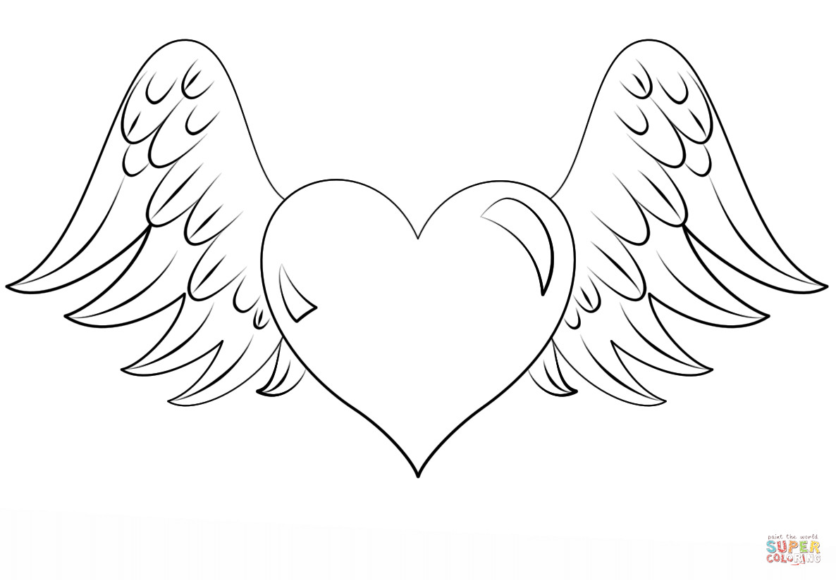 1186x824 Coloring Pages Heart Incredible With Flames