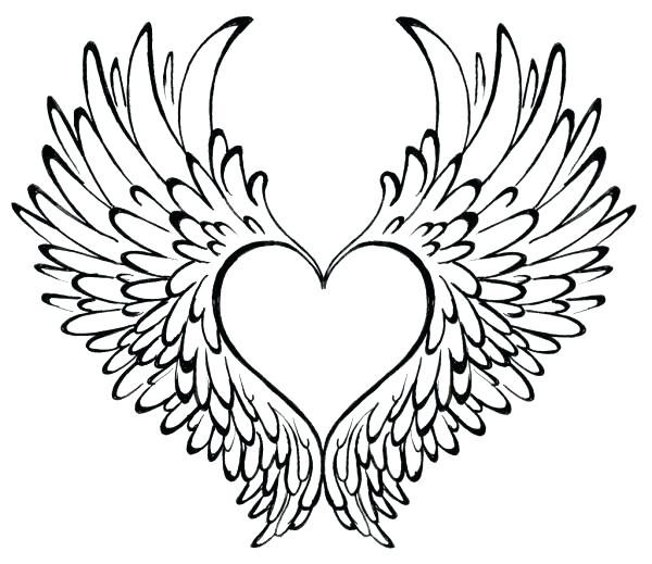 600x519 Coloring Pages Heart