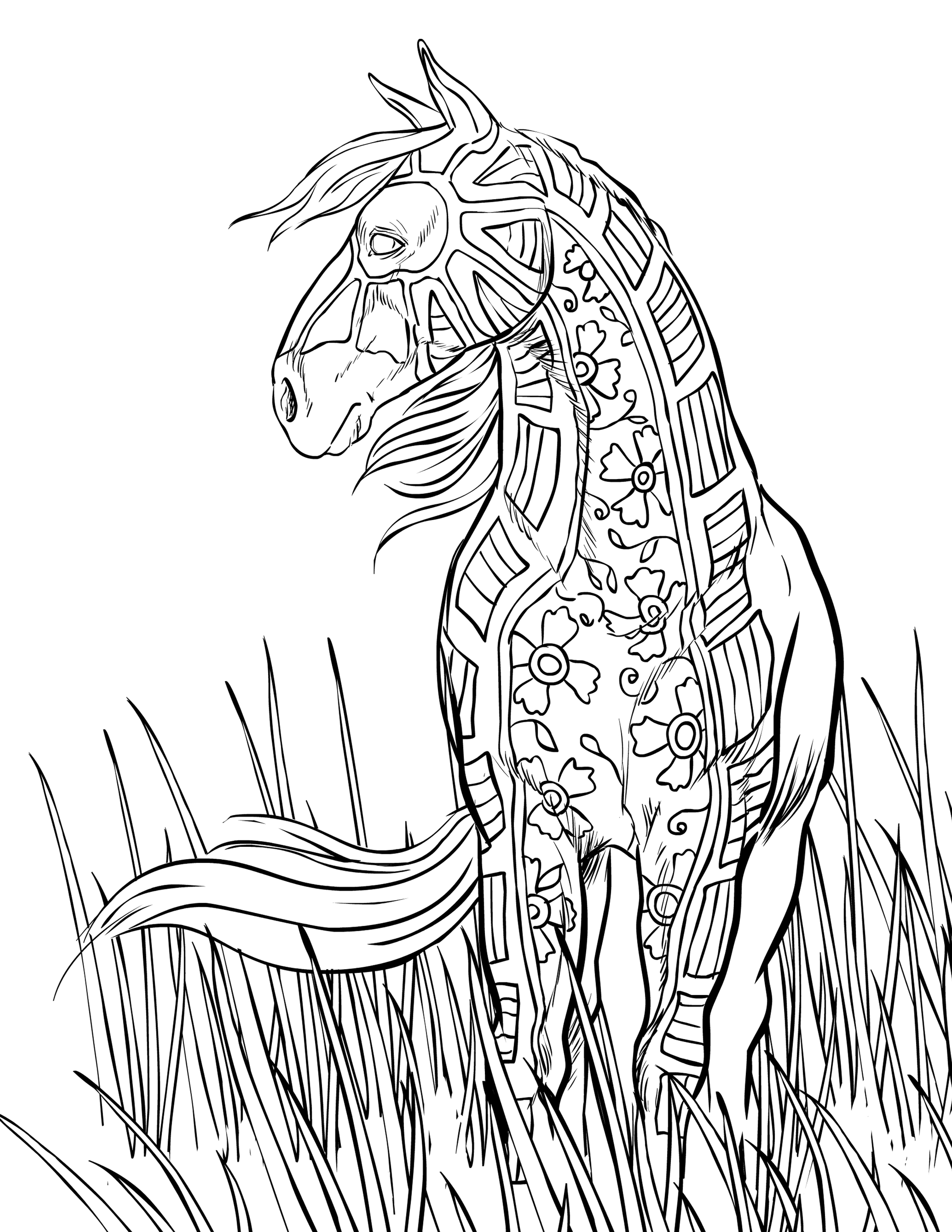 Photos Printable Horse Coloring Pages For Adults, 2550x3300 Photos Printable Horse Coloring Pages For Adults,