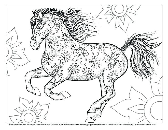 Adult Coloring Pages Horses S For Kids P 684x527 Adult Coloring Pages Horses S For Kids P