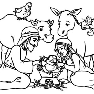 Jesus Is Born In A Manger In Nativity Coloring Page Jesus Is Born 300x300 Jesus Is Born In A Manger In Nativity Coloring Page Jesus Is Born