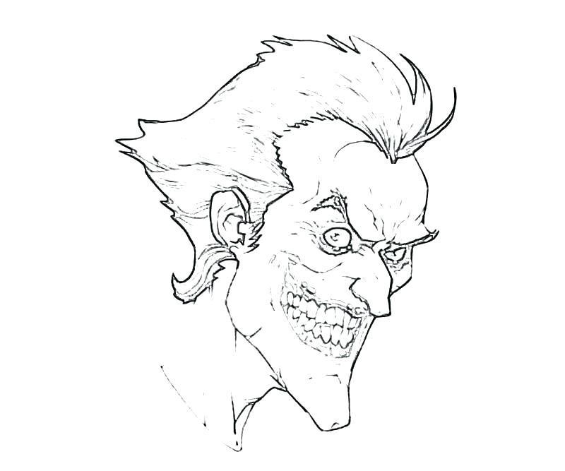 Joker Coloring Pages 800x667 Joker Coloring Pages