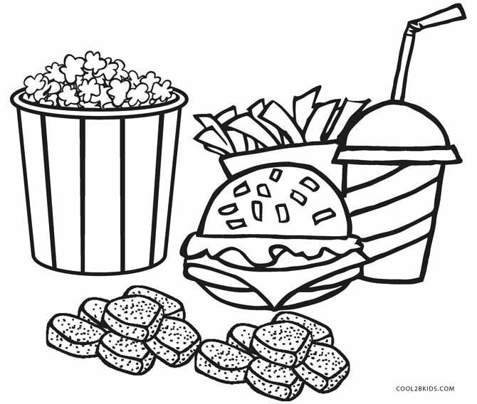 Free Printable Food Coloring Pages For Kids Cool2bkids 670x568 Free Printable Food Coloring Pages For Kids Cool2bkids