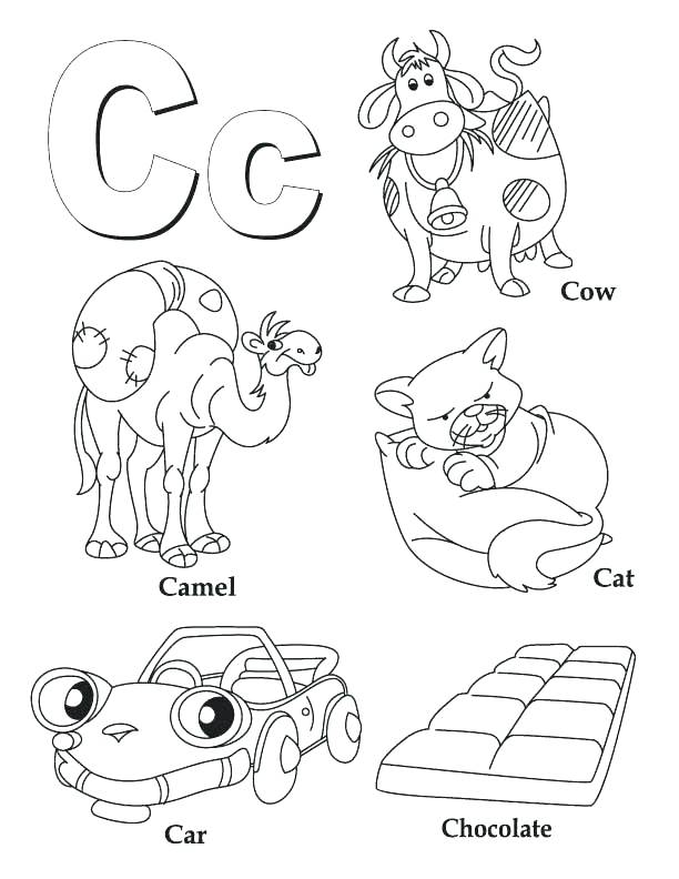 612x792 Letter G Coloring Pages Coloring Letters Pictures In Gallery