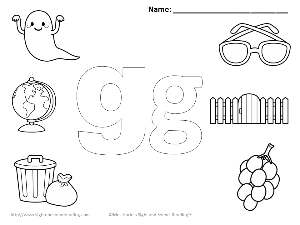 960x720 Valuable Letter G Coloring Sheet Pages Preschool 416407