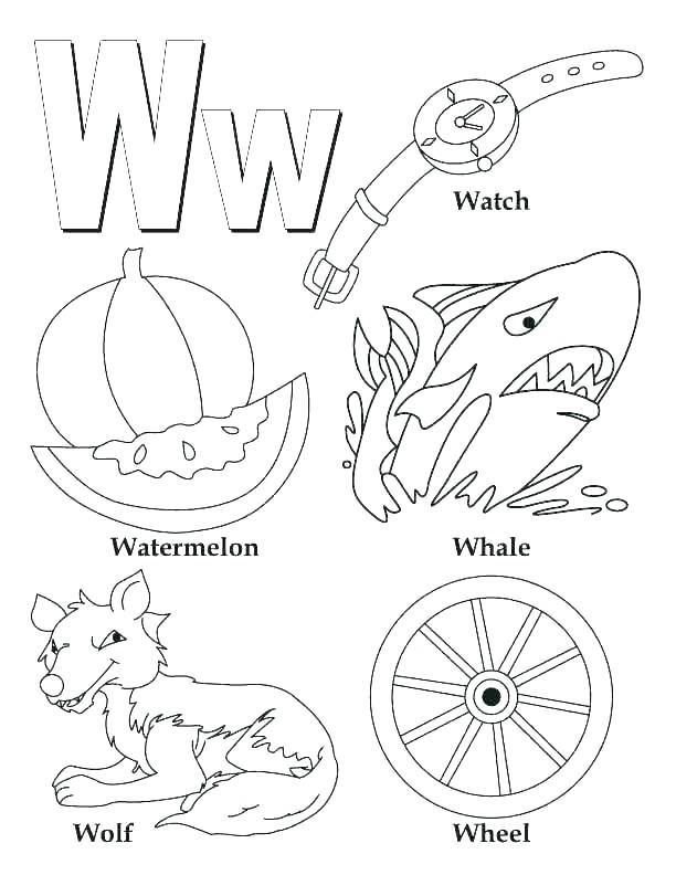 612x792 G Coloring Page