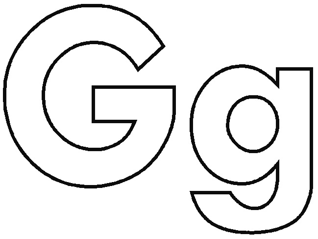 649x487 Letter G Color Pages