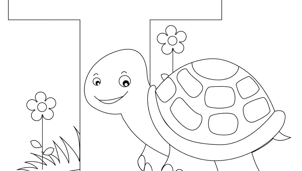 960x544 Letter T Coloring Alphabet Letter Coloring Page Free Printable