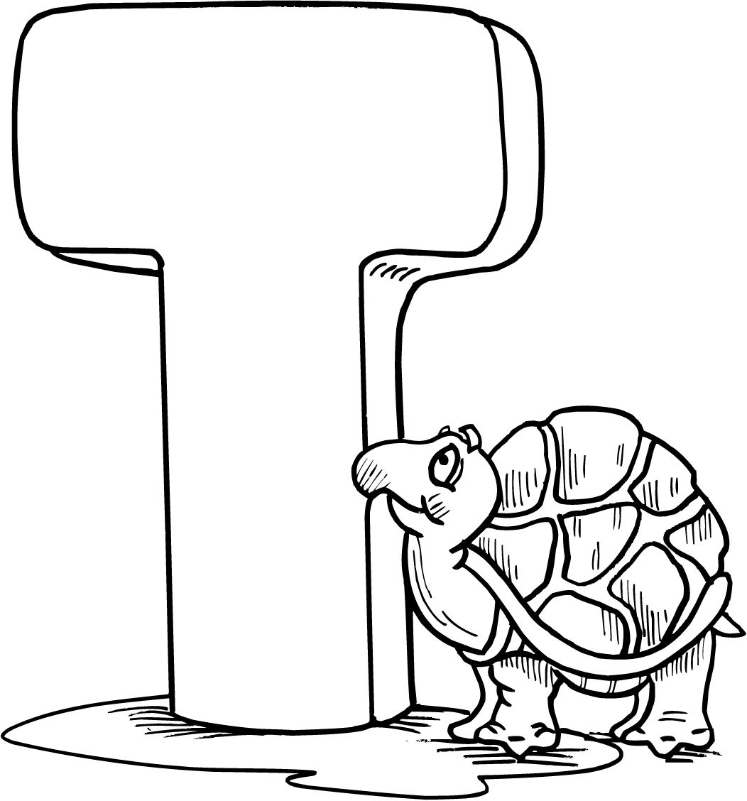 1052x1128 Letter T Coloring Pages Free Arilitv Letter T Coloring Pages