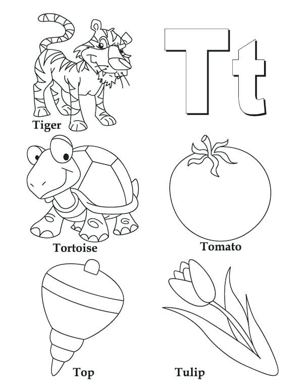 Coloring Pages Letter T T Coloring Pages Fishinggamesco 600x776 Coloring Pages Letter T T Coloring Pages Fishinggamesco