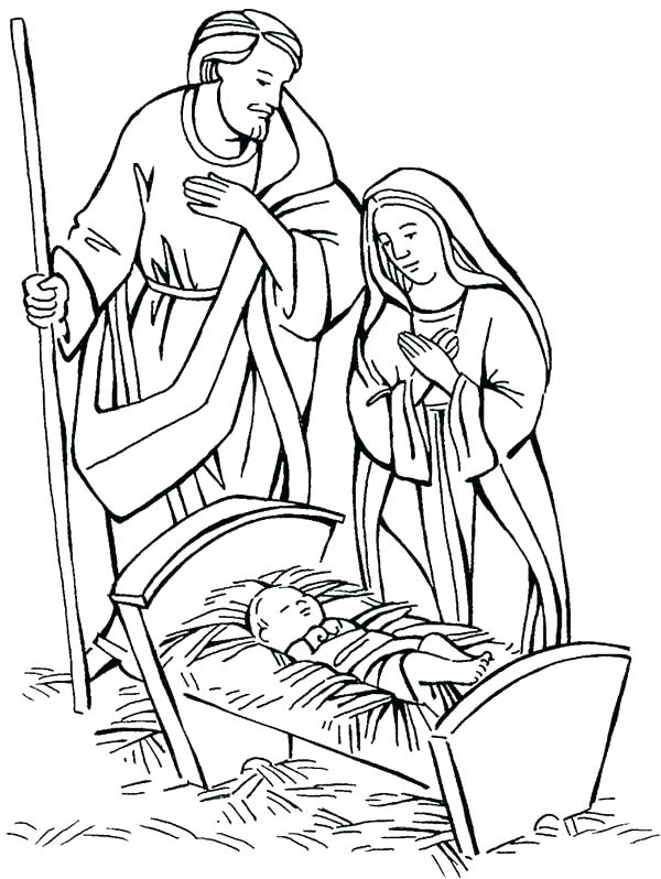 Coloring Pages Of Mary Joseph And Baby Jesus at GetColorings.com | Free ...
