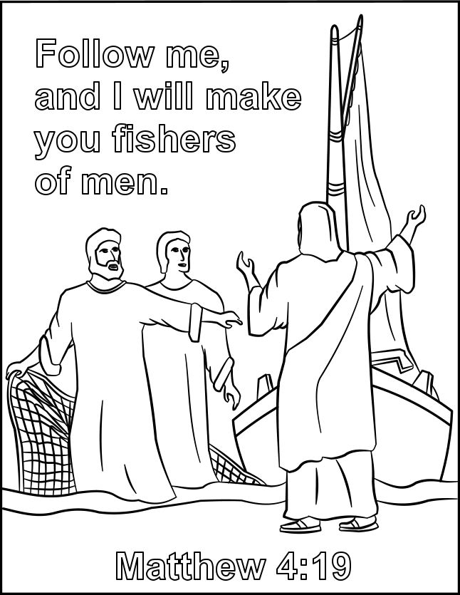 646x835 Fishers Of Men Coloring Page Fishers Of Men Coloring Pages Best 25