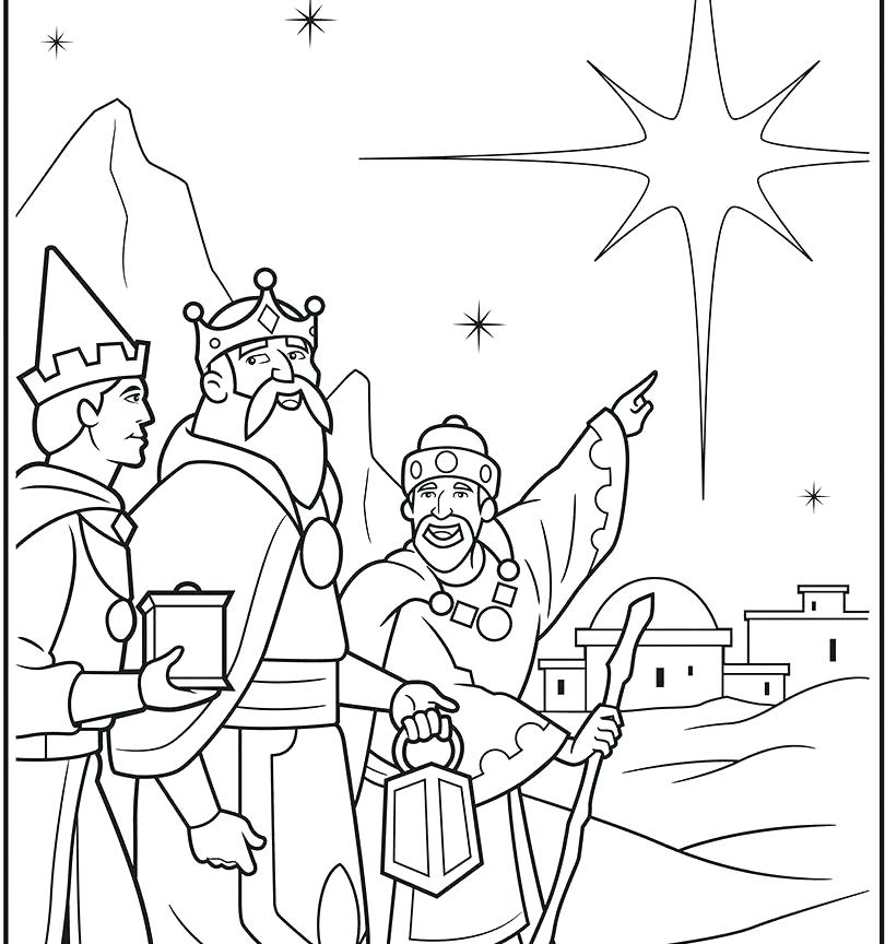810x864 Wise Men Coloring Page Wise Men Coloring Pages The Wise Man