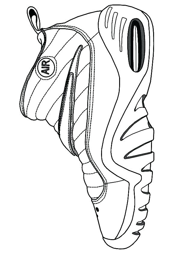 Jordan Shoe Coloring Pages Coloring Pages Air Shoe A Michael 595x842 Jordan Shoe Coloring Pages Coloring Pages Air Shoe A Michael