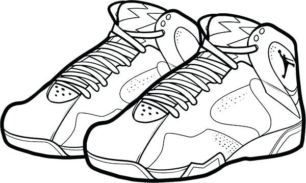 Coloring Pages Of Michael Jordan Shoes at GetColorings.com | Free ...