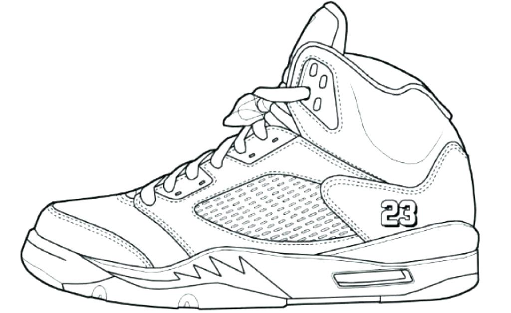 Jordan Shoes Coloring Pages 1024x628 Jordan Shoes Coloring Pages