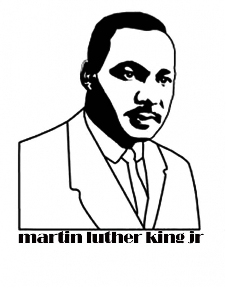 754x960 Get This Kids' Printable Martin Luther King Jr Coloring Pages Free