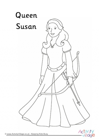 320x452 Queen Susan Colouring Page 460