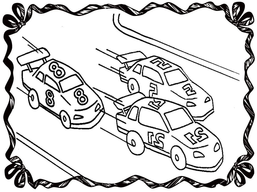 1024x768 Modified Race Car Coloring Pages Nascar Race Car Coloring Pages